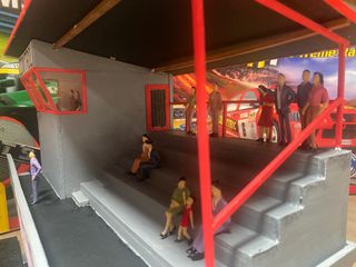 Scalextric: Torre Control y Boxes