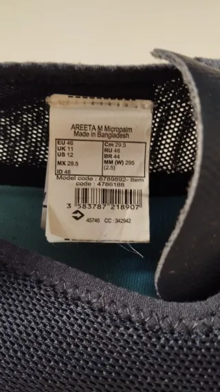 Zapatillas Playa Hombre Azul/Blanco