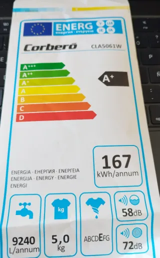 Nevera Congelador Ikea Rakall+ Lavadora Corbero