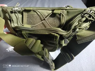 Riñonera táctica verde militar