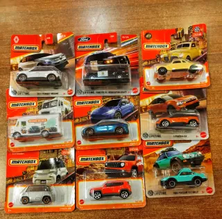 9 Coches Matchbox