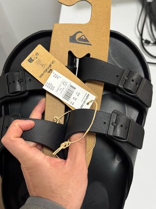 Chanclas Quiksilver Negras Talla 44