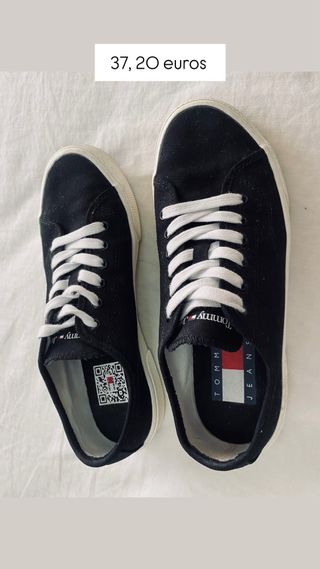 Zapatos Tommy Hilfiger Negros Talla 37