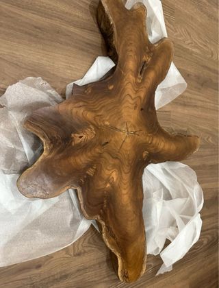 Tábua de madeira rústica