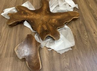 Tábua de madeira rústica