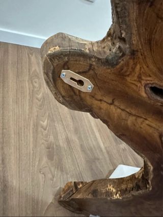 Tábua de madeira rústica