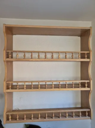 Estantería de cocina madera roble Granada capital