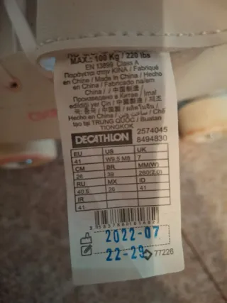 Patines Oxelo Mujer Talla 41 Rosas