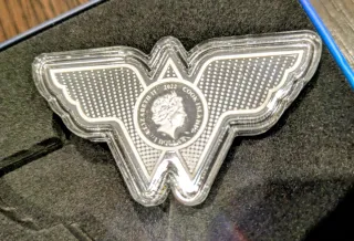 Moneda Wonder Woman DC Comics 1 onza Plata