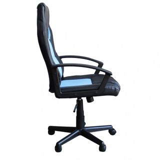 Poltrona Gaming Ergonomica con Braccioli Azzurra