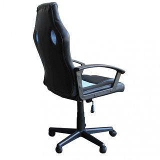 Poltrona Gaming Ergonomica con Braccioli Azzurra