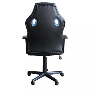 Poltrona Gaming Ergonomica con Braccioli Azzurra