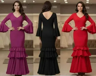 Vestidos de Flamenco con Volantes