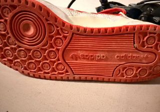 Scarpe Adidas Uomo Tg. 42 Rosse Bianche