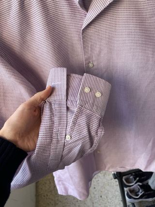 Camisa Hugo Boss Talla M/39 Rosa como nueva