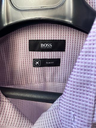 Camisa Hugo Boss Talla M/39 Rosa como nueva