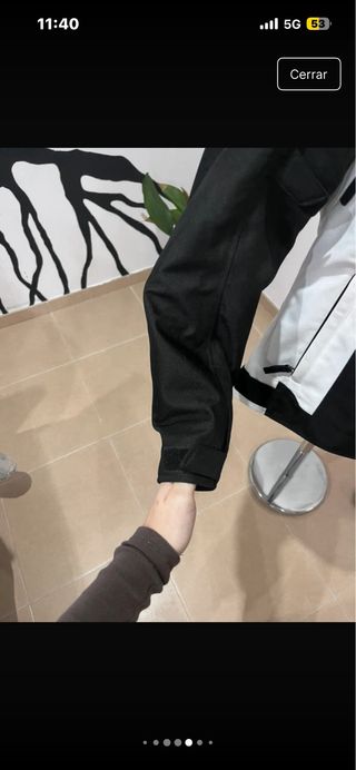 Chaqueta Moto Alpinestars Negra y Blanca