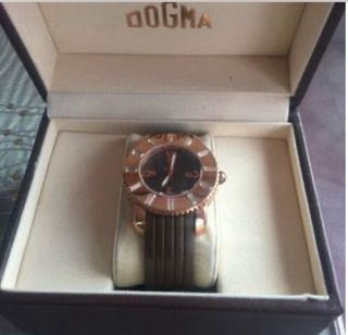 Reloj Dogma Chocolate y Oro Rosa