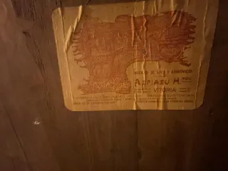 Perchero Paraguero Antiguo Madera y Metal