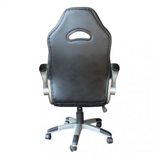 Sedia Gaming Reclinabile con Braccioli Nera 125 cm