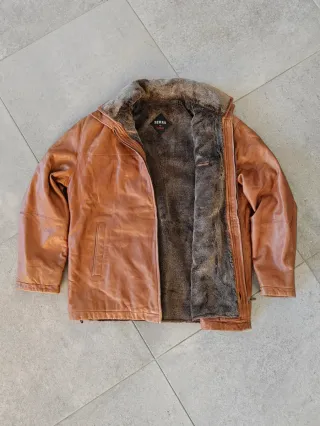 Cazadora Aviador Piel Forro Desmontable XXL