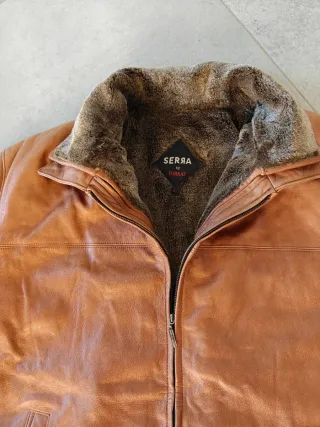 Cazadora Aviador Piel Forro Desmontable XXL