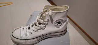 Converse Piel Blancas Talla 38