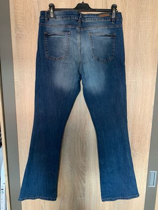 Jeans flare Promod azul como nuevos