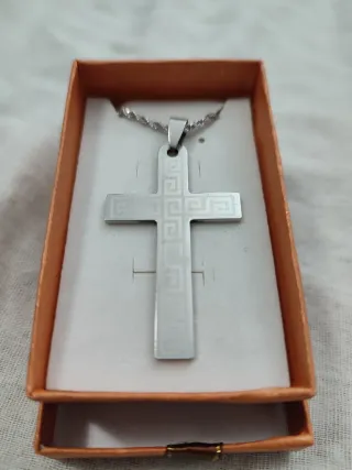 Colgante Cruz Acero Inoxidable