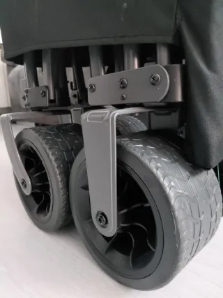 Carro de transporte plegable negro especial Niños