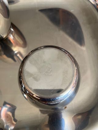 Juego Acero Inox Cafetería Bandeja