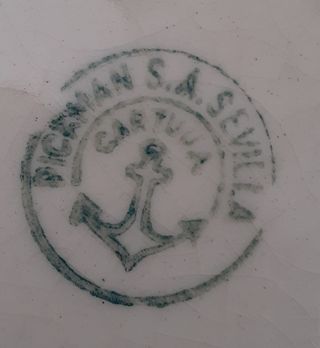 Sopera antigua Pickman porcelana