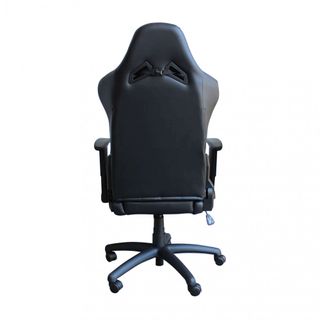 Sedia Gaming Reclinabile Braccioli Bianca 129cm