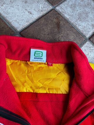 Pile Ferrari x Shell vintage rossa/gialla