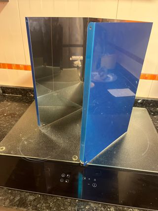 Protector campana extractora inoxidable