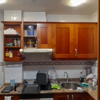 Muebles de Cocina Madera y Metal