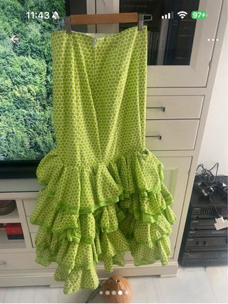 Vestido de Flamenca verde
