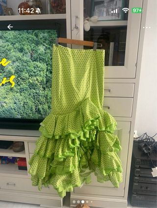 Vestido de Flamenca verde