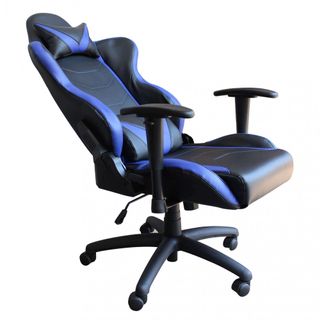 Sedia da Gaming Reclinabile con Braccioli 129cm