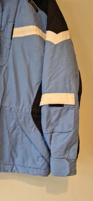 Chaqueta de Nieve Azul y Negra