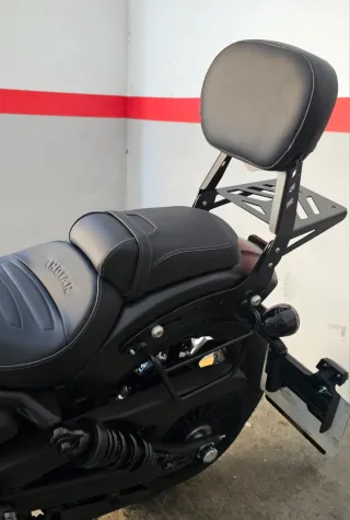 Asiento Pasajero Indian Negro