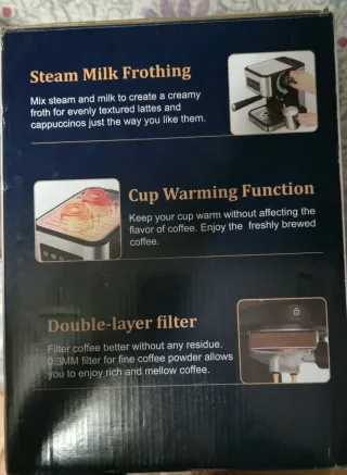 Cafetera semi eléctrica