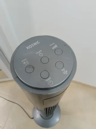 Ventilador de Torre Gris Tengo 2