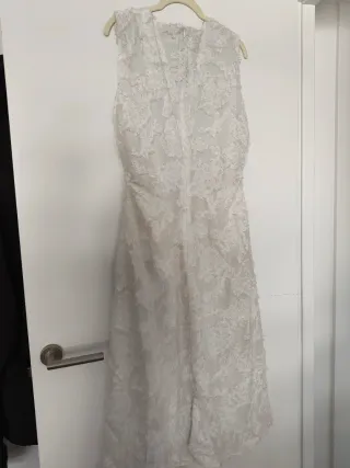 Vestido blanco boda invitada ceremonia