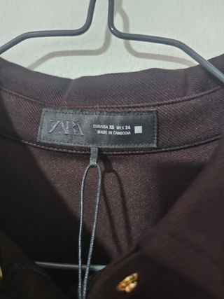 Camisa Zara Talla XS - Nueva con etiqueta