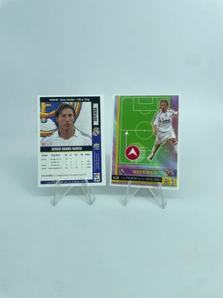 2 x Sergio Ramos Real Madrid Fichas Mundicromo 07