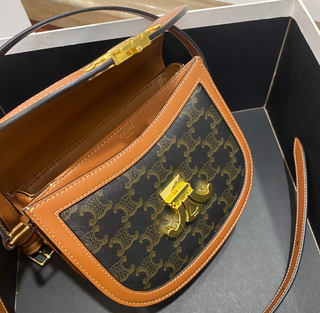 Bolso Celine Triomphe Marrón Monogram