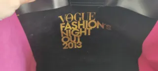 Bolso Vogue Negro y Rosa