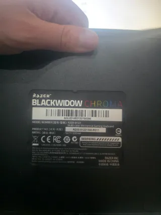 Teclado Razer Blackwidow Chroma RGB