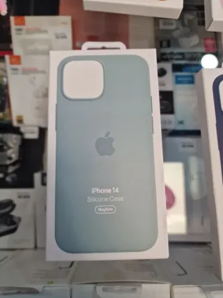 Funda iPhone 13/14 Silicona MagSafe Naranja